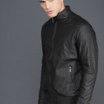 Men Black Solid Biker Jacket