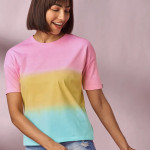 Tie Dye Dawn Drop Shoulder T-Shirts